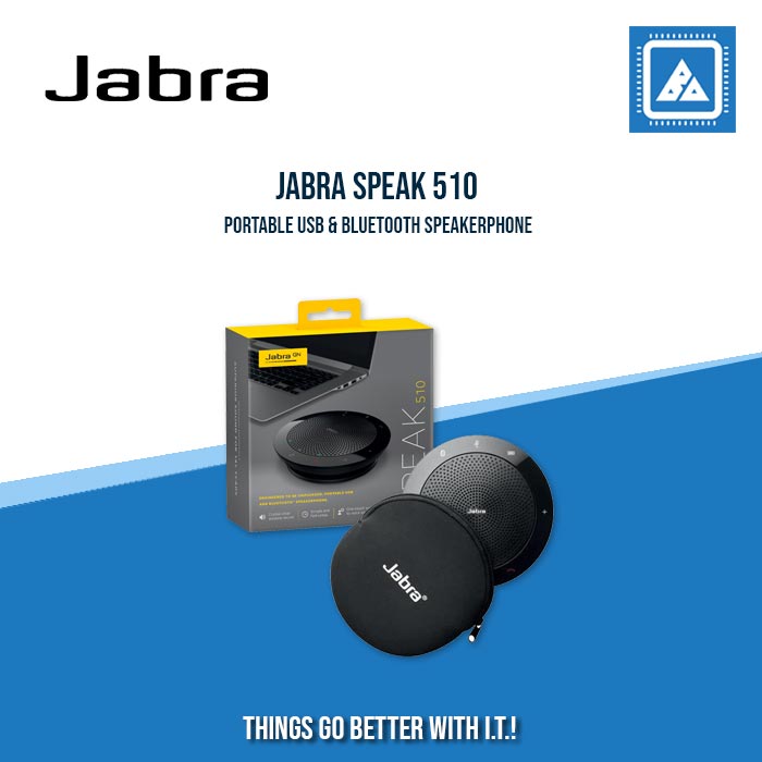 JABRA SPEAK 510 PORTABLE USB & BLUETOOTH SPEAKERPHONE JABRA SPEAK 510 PORTABLE USB & BLUETOOTH SPEAKERPHONE